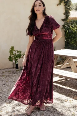 Baltic Born Leslie Velvet Maxi Dress |