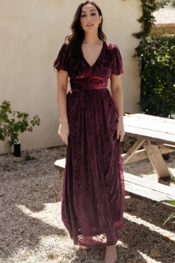 Baltic Born Leslie Velvet Maxi Dress |