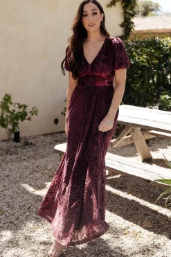 Baltic Born Leslie Velvet Maxi Dress |