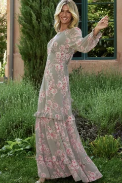 Baltic Born Liliana Maxi Dress | Dusty Sage + Rose