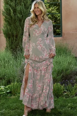 Baltic Born Liliana Maxi Dress | Dusty Sage + Rose