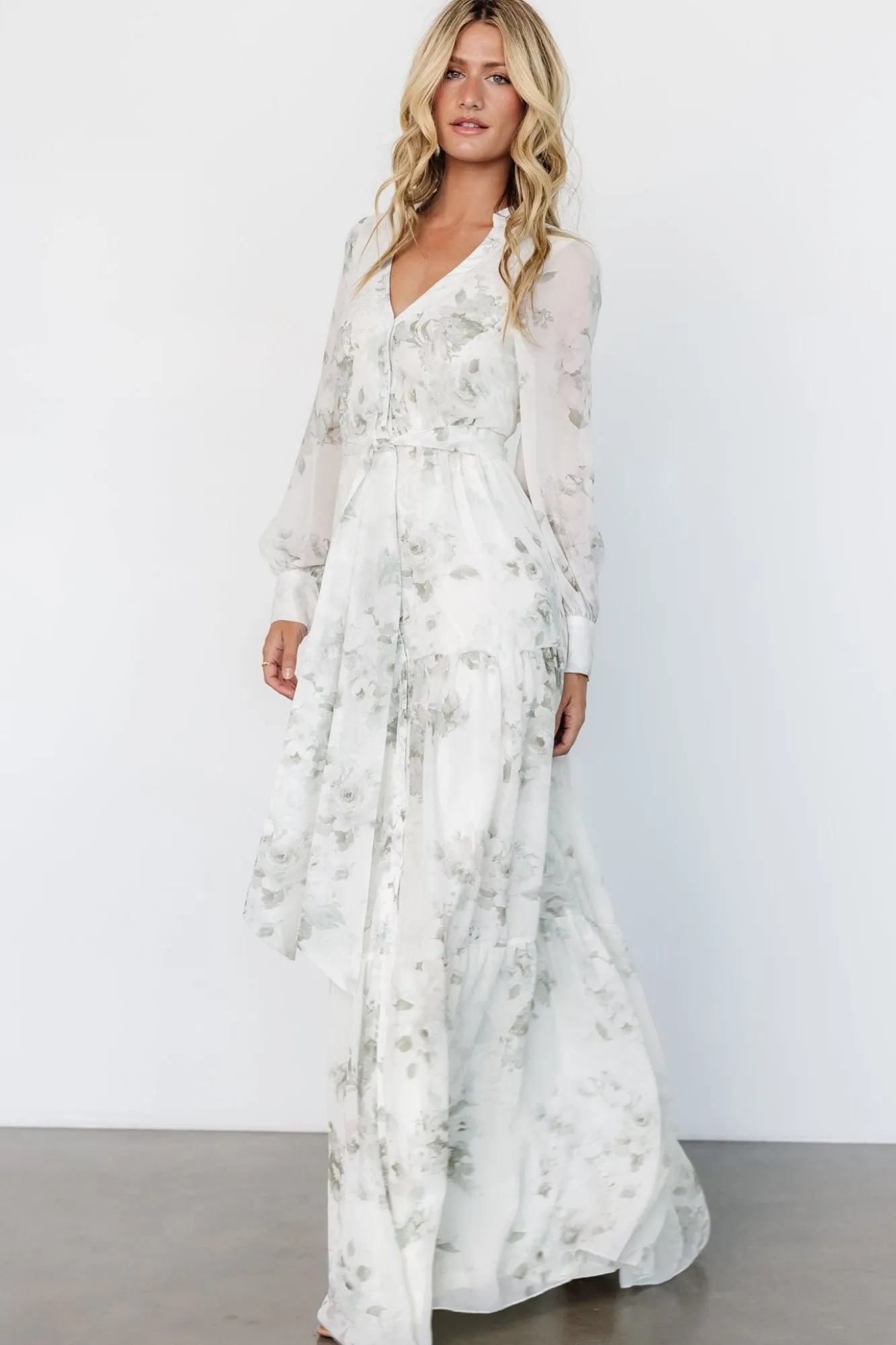 Baltic Born Lizette Maxi Dress | Sage Print