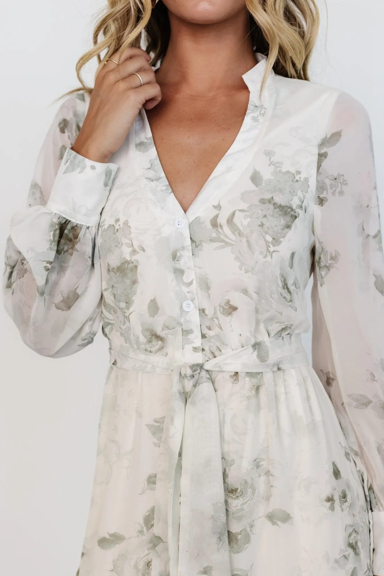 Baltic Born Lizette Maxi Dress | Sage Print