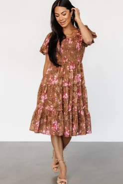 Baltic Born Lizzy Midi Dress | Copper + Pink