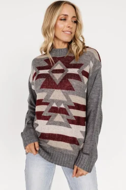 Baltic Born Lolo Knit Sweater | Gray Multi
