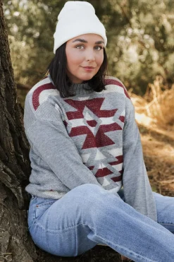 Baltic Born Lolo Knit Sweater | Gray Multi