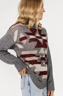 Baltic Born Lolo Knit Sweater | Gray Multi