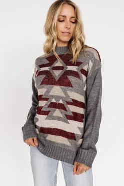 Baltic Born Lolo Knit Sweater | Gray Multi