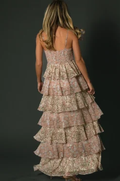 Baltic Born Louise Tiered Ruffle Maxi Dress | Vintage Floral