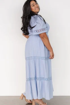 Baltic Born Loveland Geo Lace Maxi Dress | Light Blue