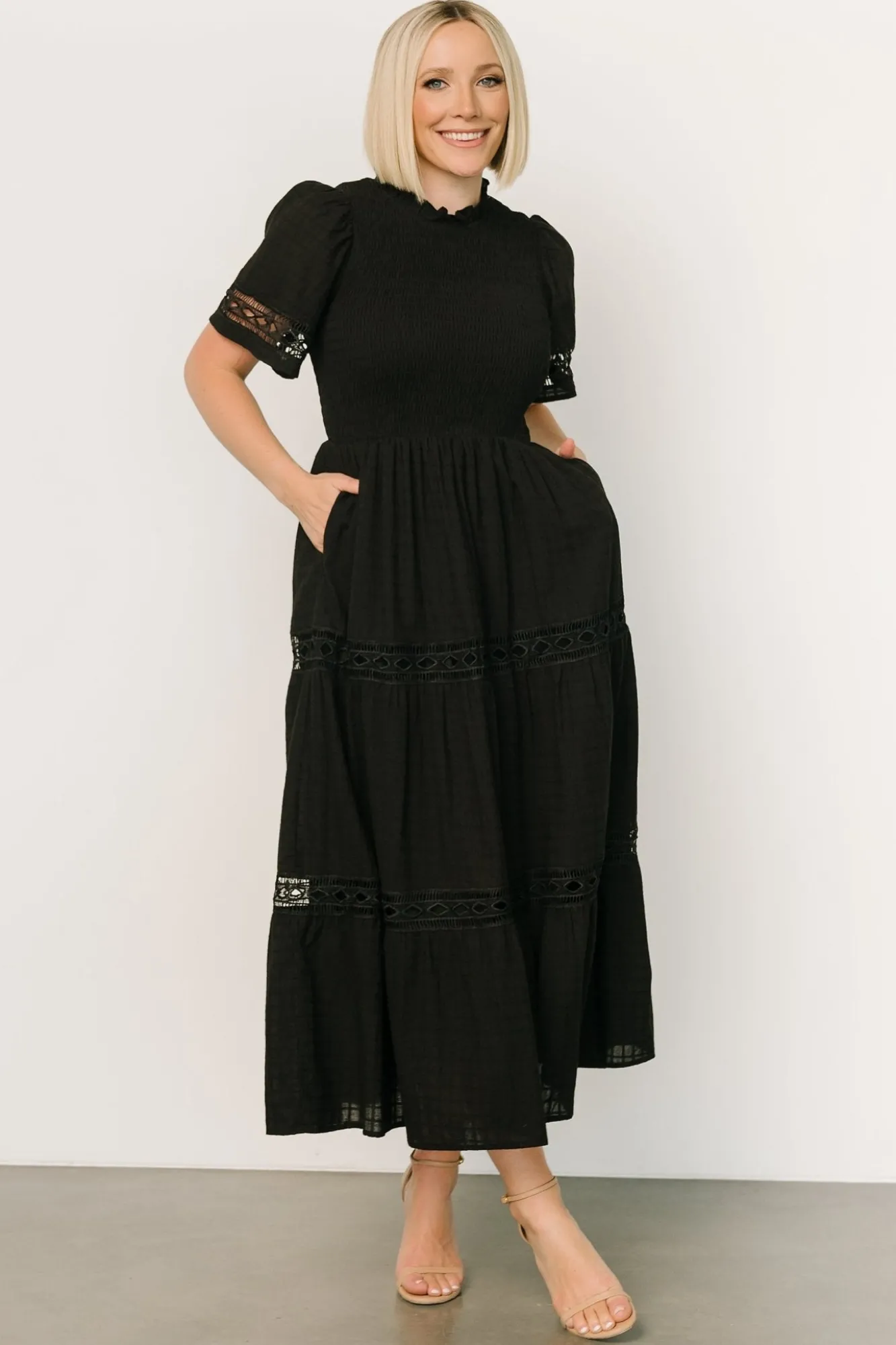 Baltic Born Loveland Geo Lace Maxi Dress |