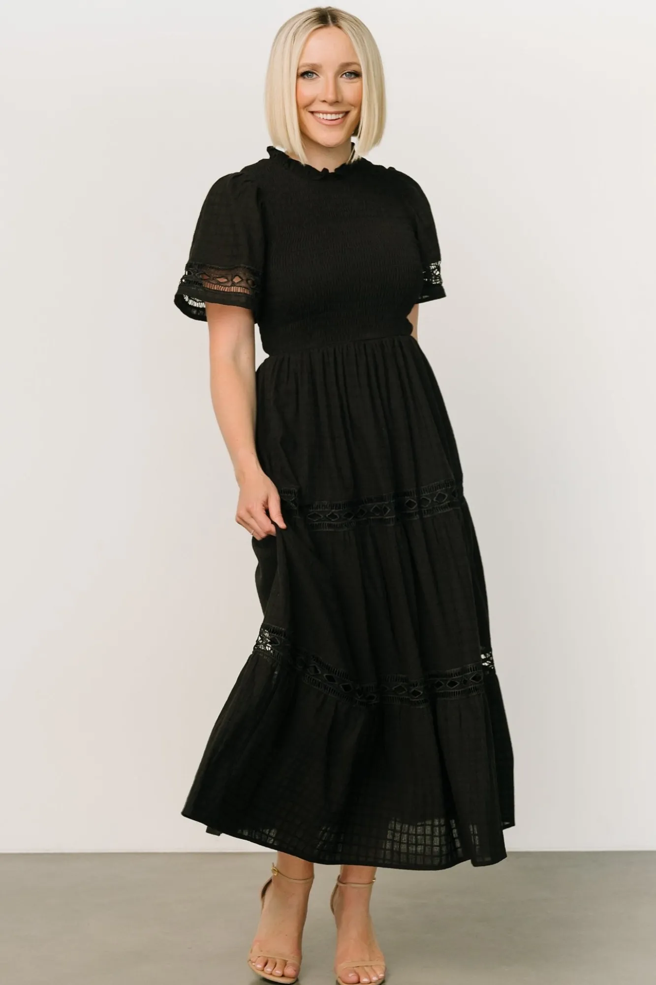 Baltic Born Loveland Geo Lace Maxi Dress |