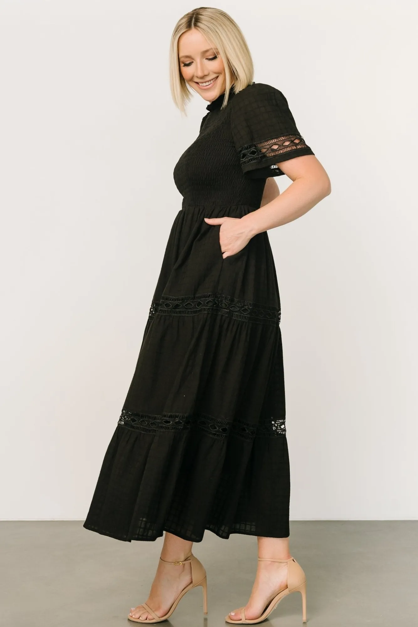 Baltic Born Loveland Geo Lace Maxi Dress |
