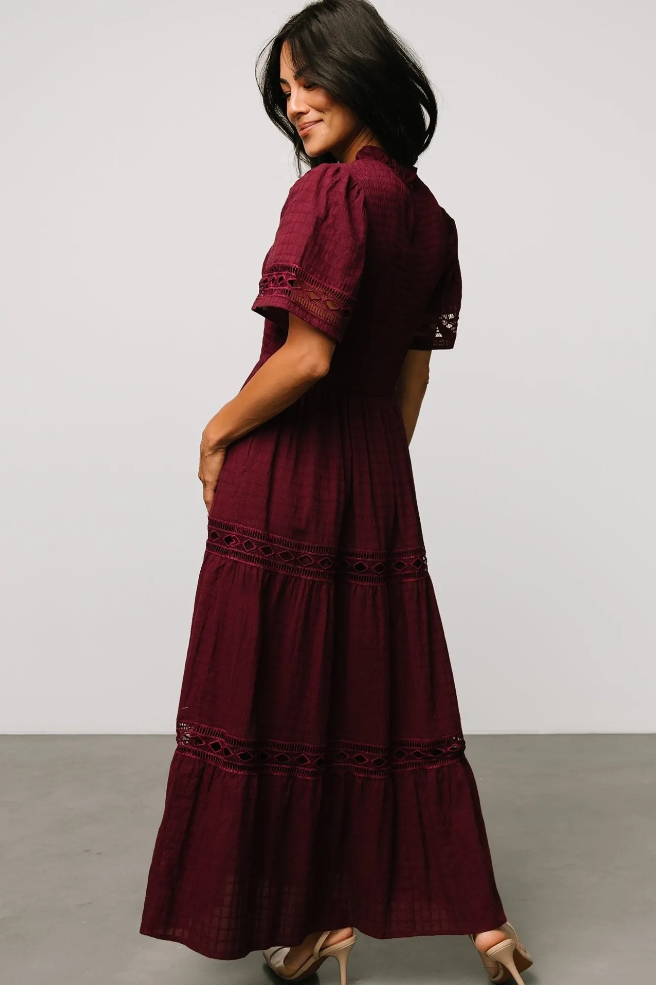 Baltic Born Loveland Geo Lace Maxi Dress |
