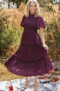 Baltic Born Loveland Geo Lace Maxi Dress |