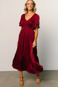 Baltic Born Lovell Smocked Midi Dress |