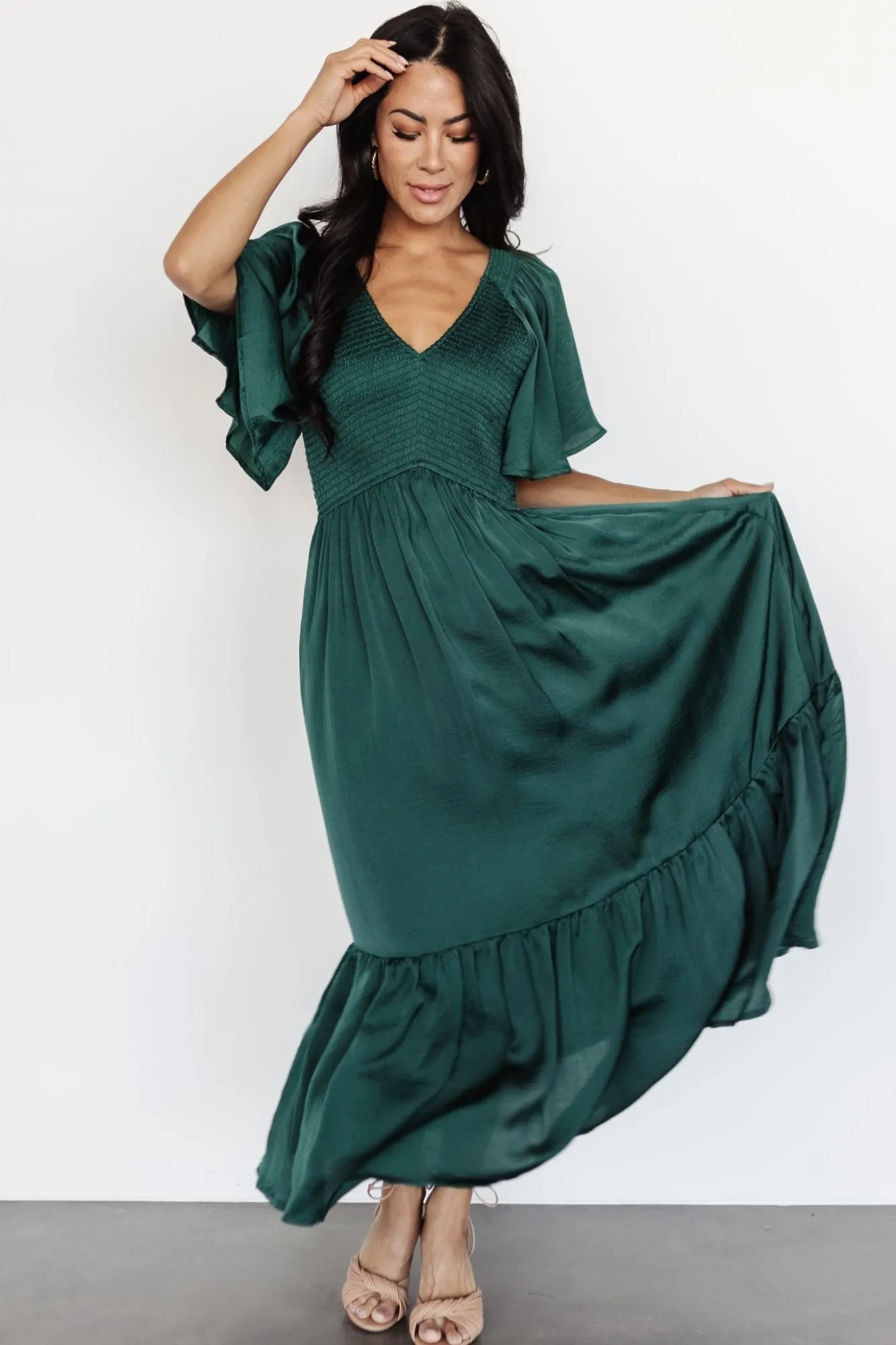 Baltic Born Lovell Smocked Midi Dress |