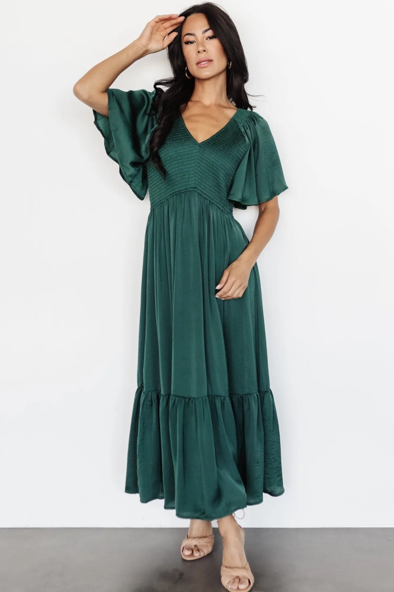 Baltic Born Lovell Smocked Midi Dress |