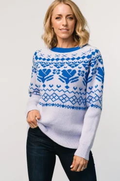 Baltic Born Lucerne Sweater | Blue Multi