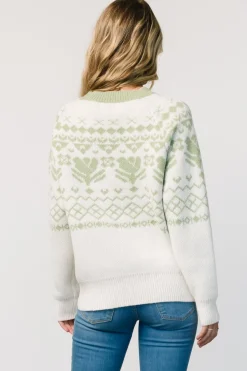 Baltic Born Lucerne Sweater | Ivory + Sage