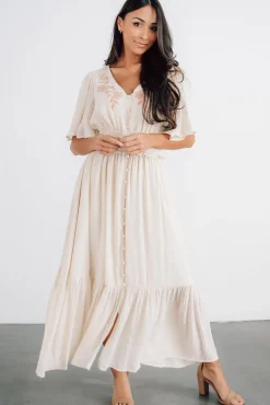 Baltic Born Luz Embroidered Maxi Dress |