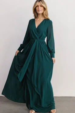 Baltic Born Lydia Maxi Dress | Hunter Green