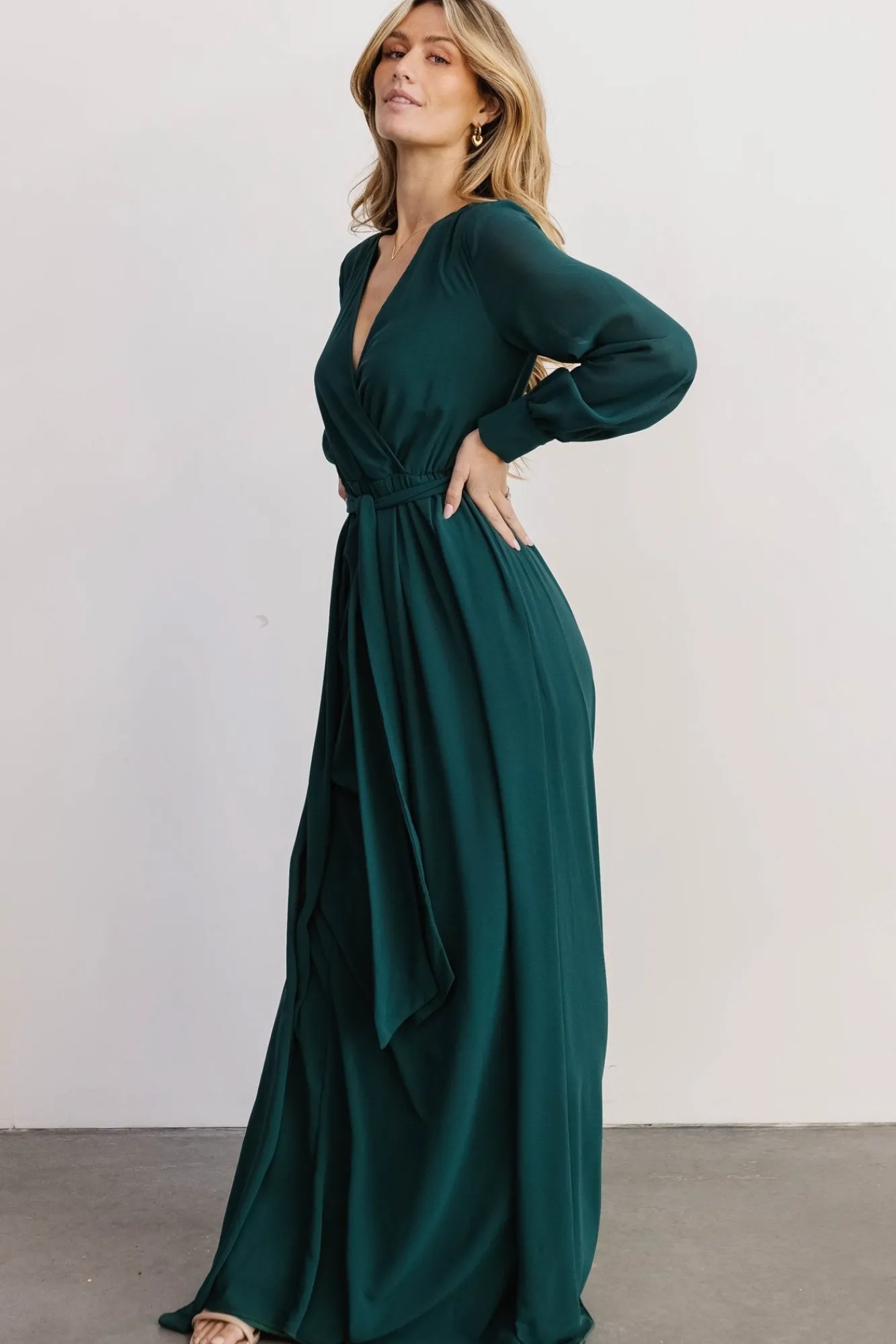 Baltic Born Lydia Maxi Dress | Hunter Green
