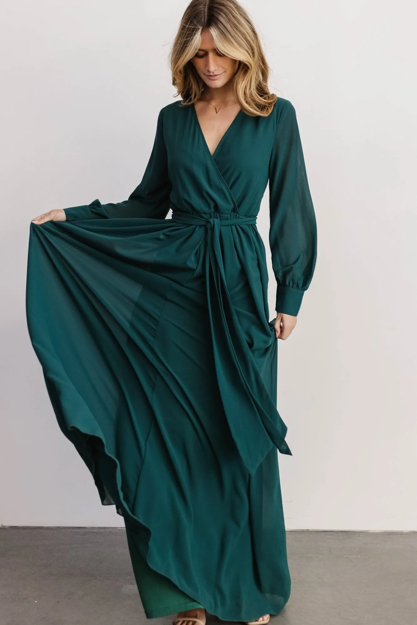 Baltic Born Lydia Maxi Dress | Hunter Green