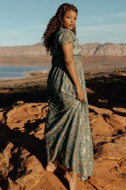 Baltic Born Lynlee Metallic Maxi Dress |