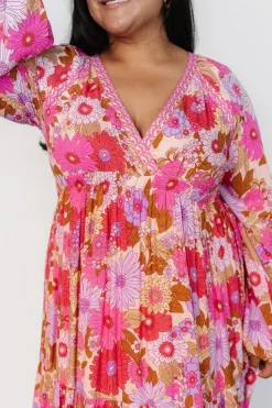 Baltic Born Malena Maxi Dress | Pink Multi
