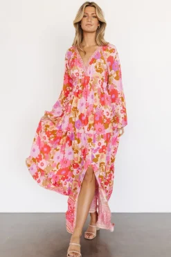 Baltic Born Malena Maxi Dress | Pink Multi