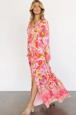 Baltic Born Malena Maxi Dress | Pink Multi