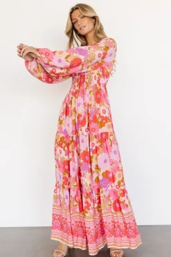 Baltic Born Malena Maxi Dress | Pink Multi