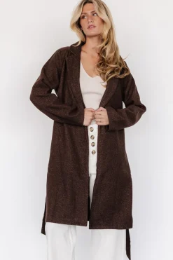 Baltic Born Manchester Tweed Jacket | Dark Brown