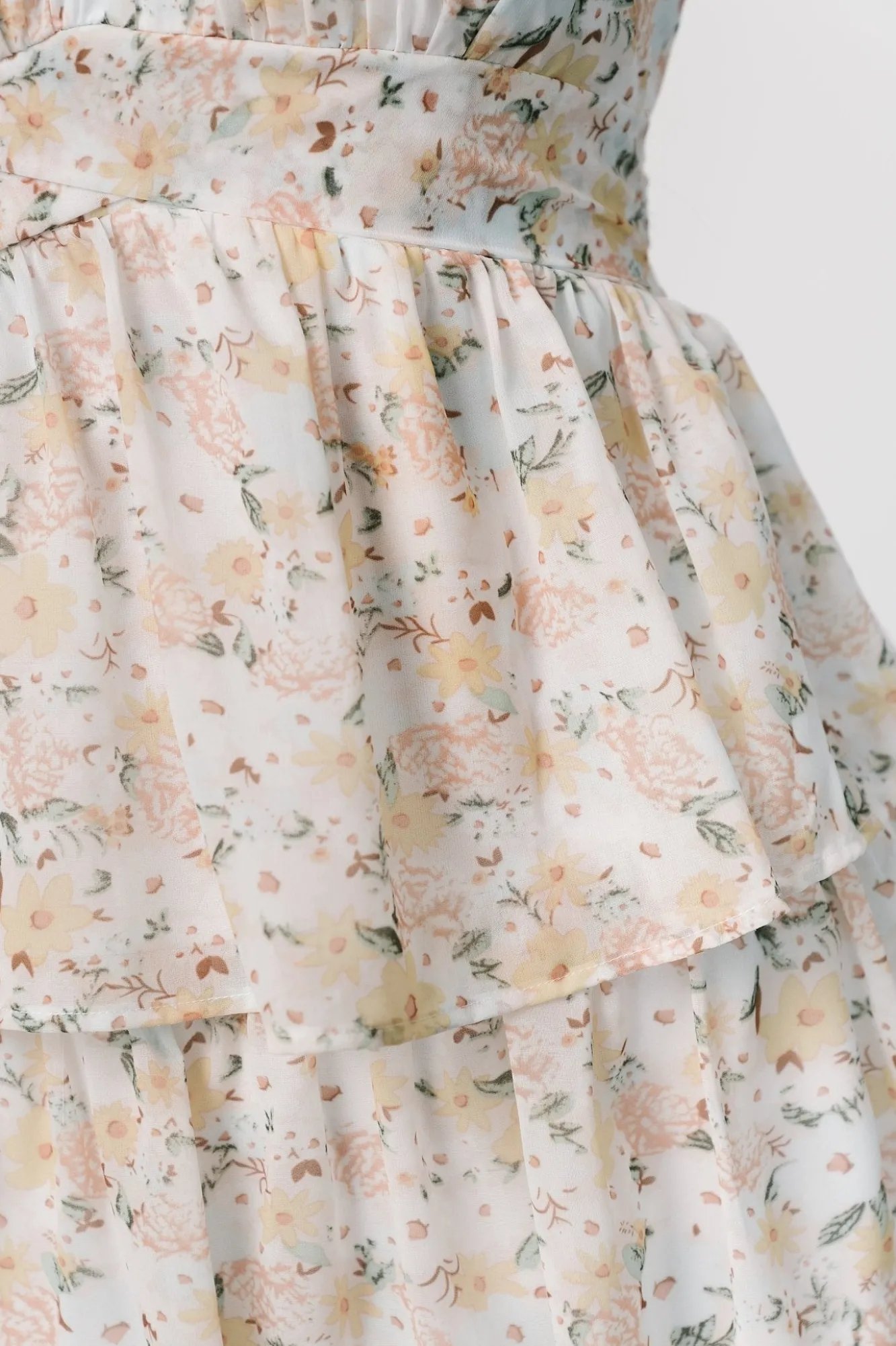 Baltic Born Marigold Tiered Maxi Dress | Yellow Floral