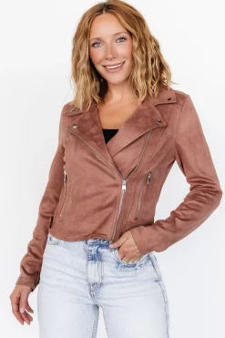 Baltic Born Marisa Faux Suede Jacket | Dusty Clove