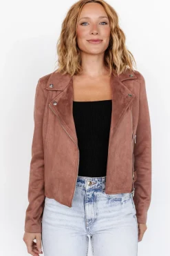 Baltic Born Marisa Faux Suede Jacket | Dusty Clove