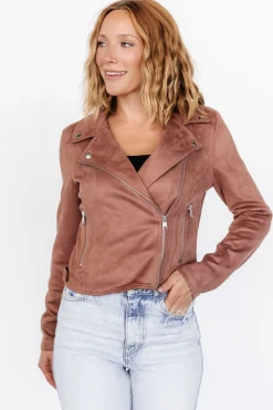 Baltic Born Marisa Faux Suede Jacket | Dusty Clove
