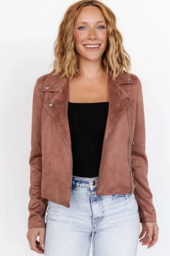 Baltic Born Marisa Faux Suede Jacket | Dusty Clove