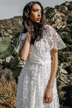 Baltic Born Marseille Embossed Maxi Dress |