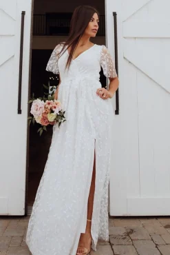 Baltic Born Marseille Embossed Maxi Dress |
