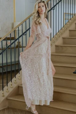 Baltic Born Marseille Embossed Maxi Dress |