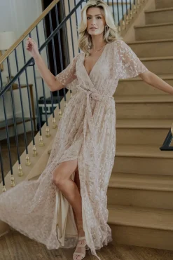 Baltic Born Marseille Embossed Maxi Dress |