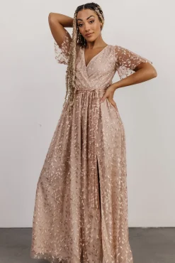 Baltic Born Marseille Embossed Maxi Dress |
