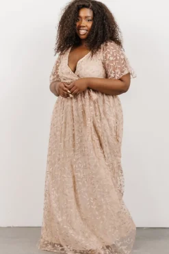 Baltic Born Marseille Embossed Maxi Dress |