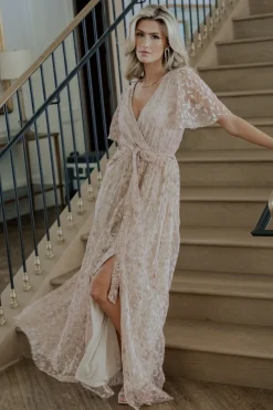 Baltic Born Marseille Embossed Maxi Dress |