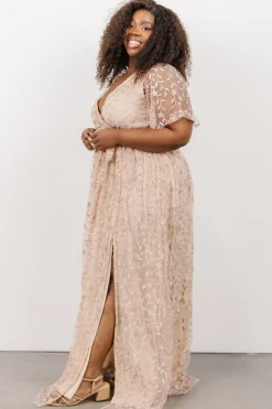 Baltic Born Marseille Embossed Maxi Dress |