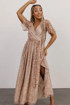 Baltic Born Marseille Embossed Maxi Dress |