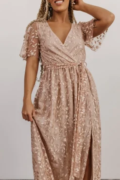 Baltic Born Marseille Embossed Maxi Dress |