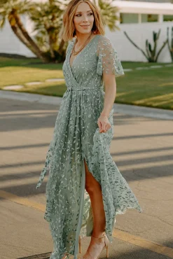 Baltic Born Marseille Embossed Maxi Dress |